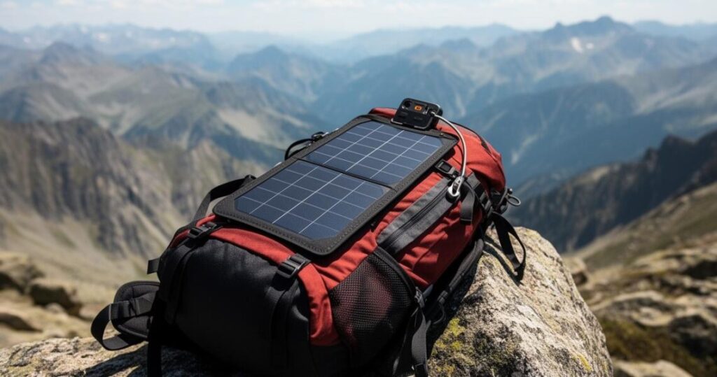 panneaux solaires randonnée
